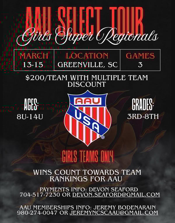 AAU Select Tour Girls Basketball Super Regionals 