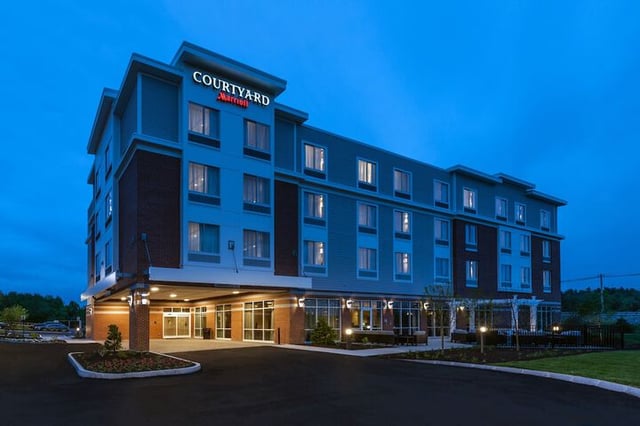 Front of property - evening/night