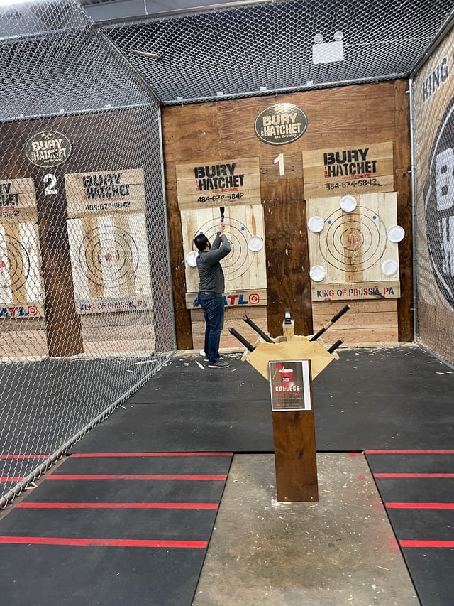 Bury The Hatchet King Of Prussia - Axe Throwing