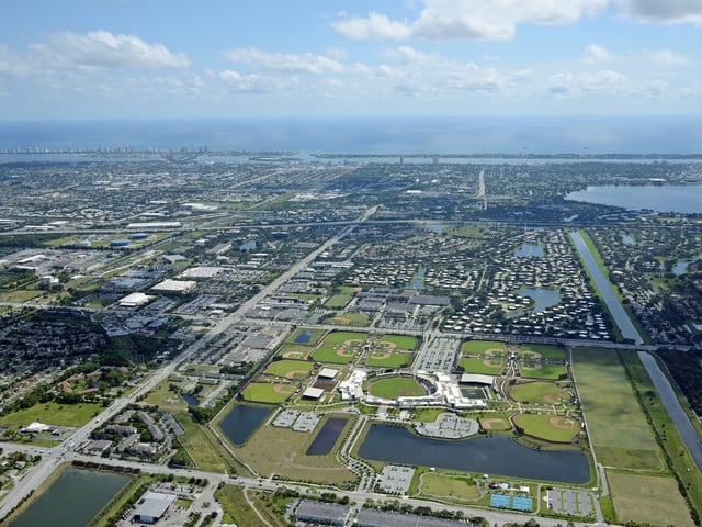FITTEAM Ballpark Aerial shot