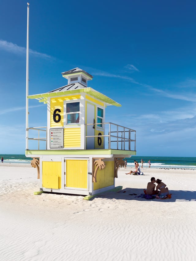 Lifeguard Stand - Clearwater Beach