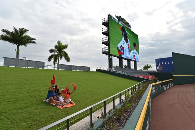 Fans spectate at Cool Today Park 