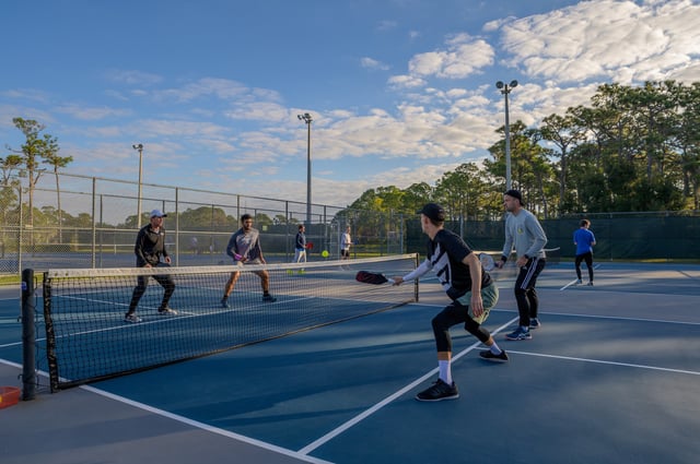 Pickleball Players in Sarasota