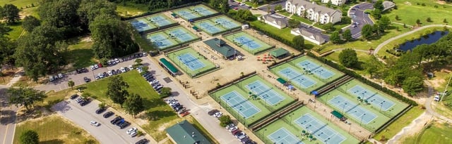 palmetto tennis center aerial