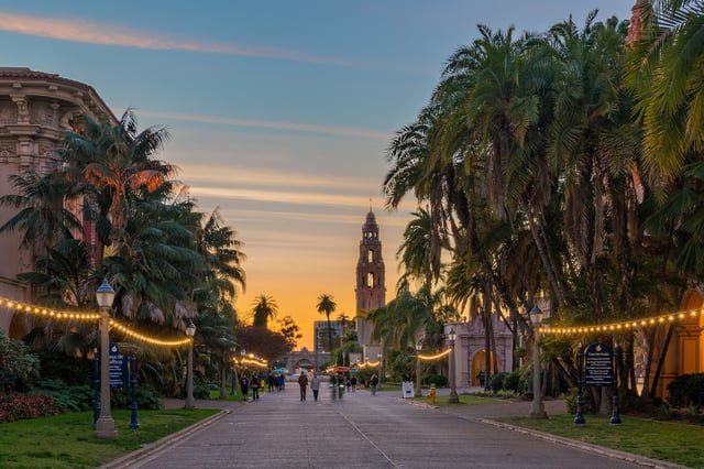 Balboa Park Sunset - Small