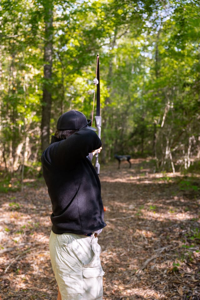 Archery at Spring Villa 2025 Man Aiming Bow (10).jpg