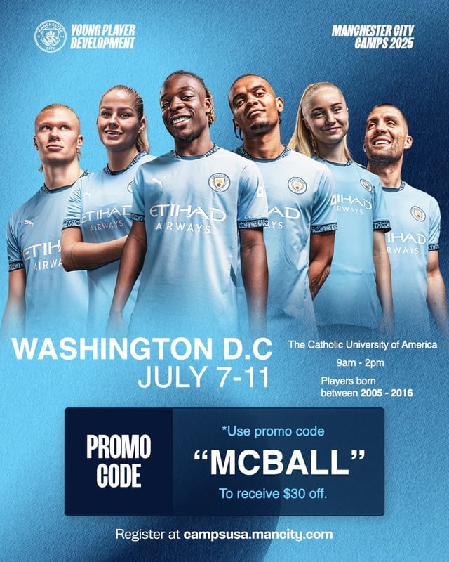 Manchester City US Camps Washington D.C. 2025