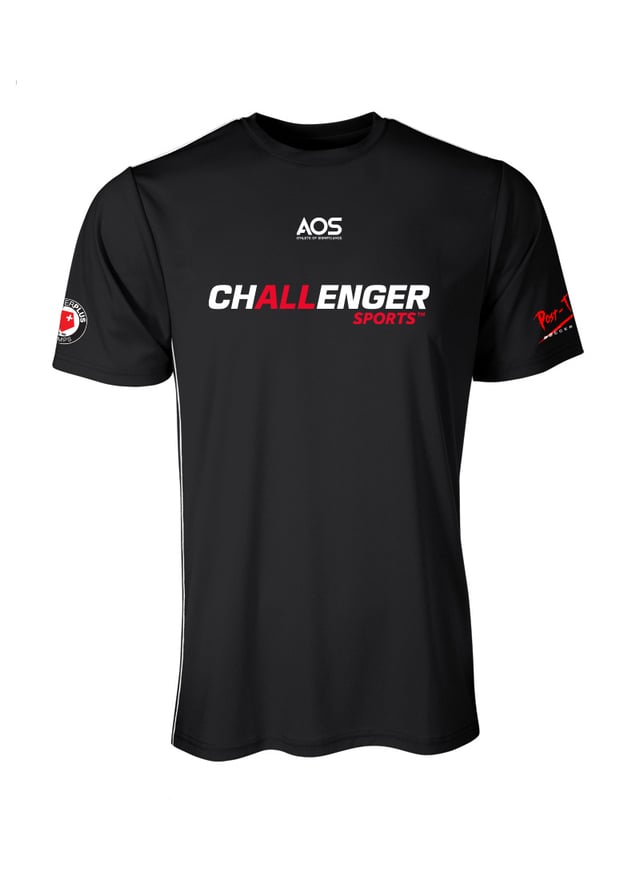 Black camp staff shirt