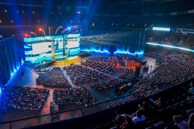 VIDEO: Drone flyover of the Caesar's Superdome as renovation nears