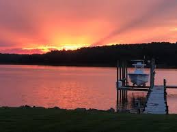 breezy point beach sunset