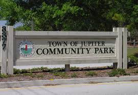 jupiter community park sign