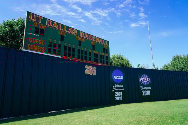 UTD Softball Field and UTD Baseball Field 4