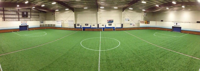 indoor soccer field