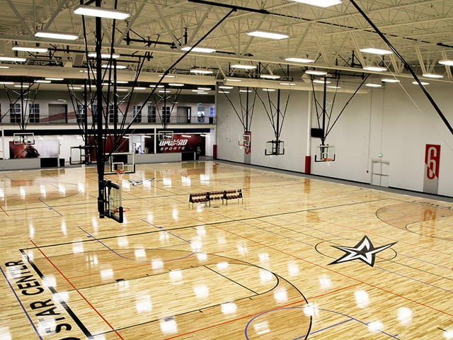 upward star sports center courts