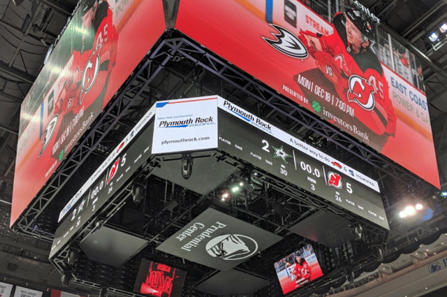 prudential center scoreboard