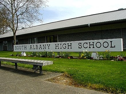south albany sign