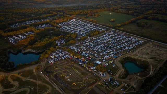 Gatorback Cycle Park - Drone View
