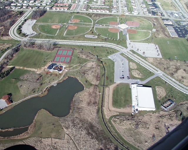 Appleton Memorial Park Overhead