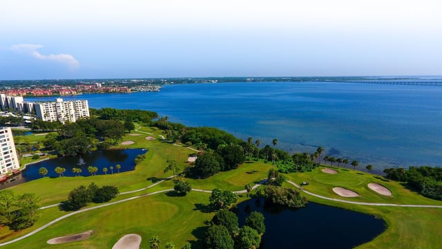 Cove Cay Golf Club - aerial view