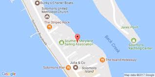 Southern Maryland Sailing Association Marina map
