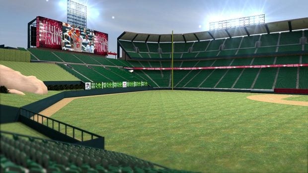 Angles bleachers