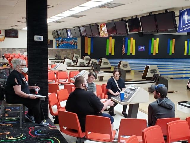 bowling alley