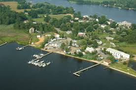 Len's Marina from above