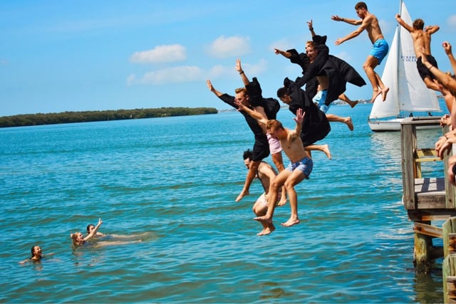 Eckerd College - Beach Swimming