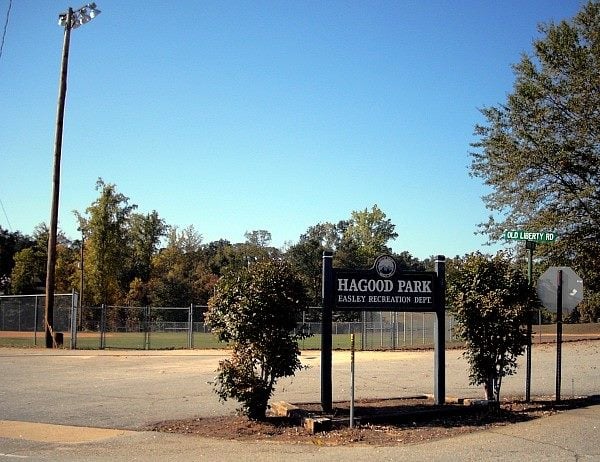 Hagood Park sign