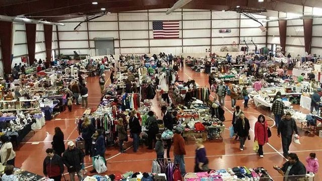 indoor-garage-sale-jean-shepherd-center-hammond-indiana