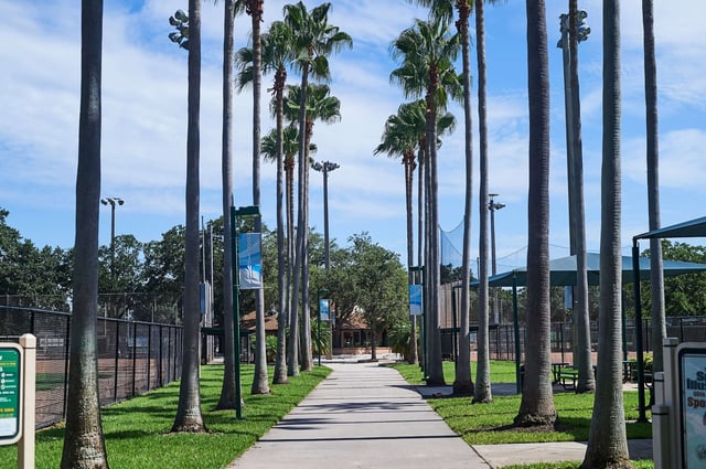 Eddie C. Moore Complex - Paved Pathway