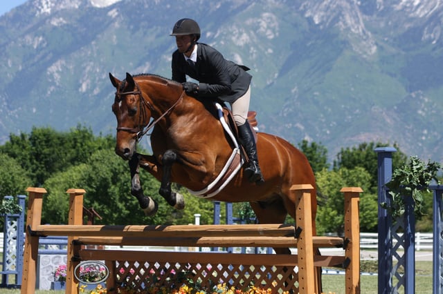 Salt Lake County Equestrian Center competitor