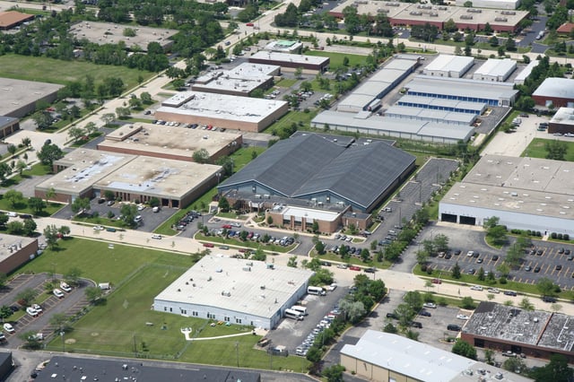 Schaumburg Tennis Plus Aerial