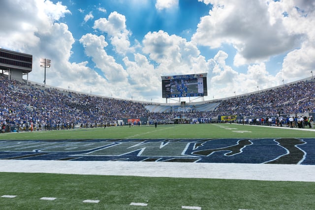 Liberty Bowl Stadium Tigers endzone  Andrea Zucker.jpg