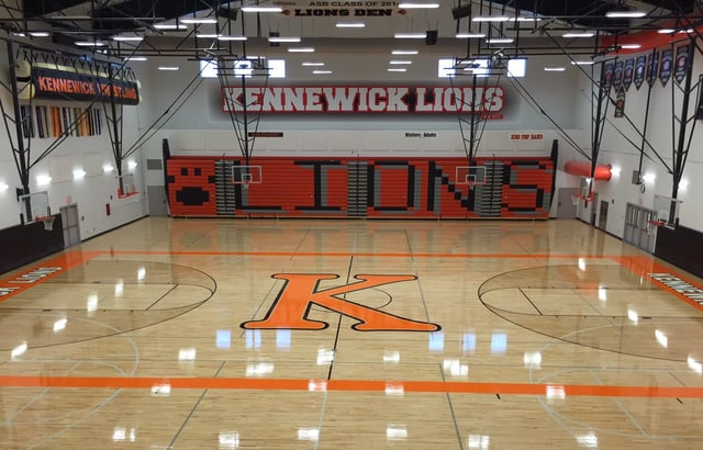 Kennewick High School - Basketball Court