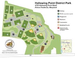 Hallowing Point Park facility layout