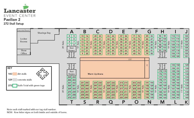 Pavilion_2_Stall_Chart_with_272_stalls_with_warm_up_arena