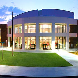 USC Convocation center basketball court