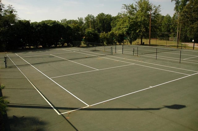 tennis courts