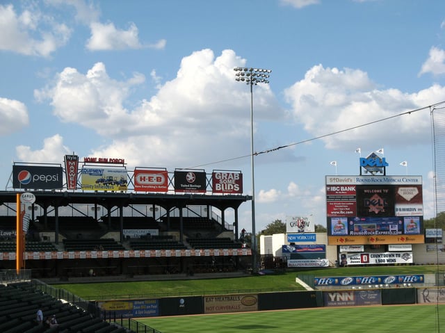 Dell diamond round rock outfield
