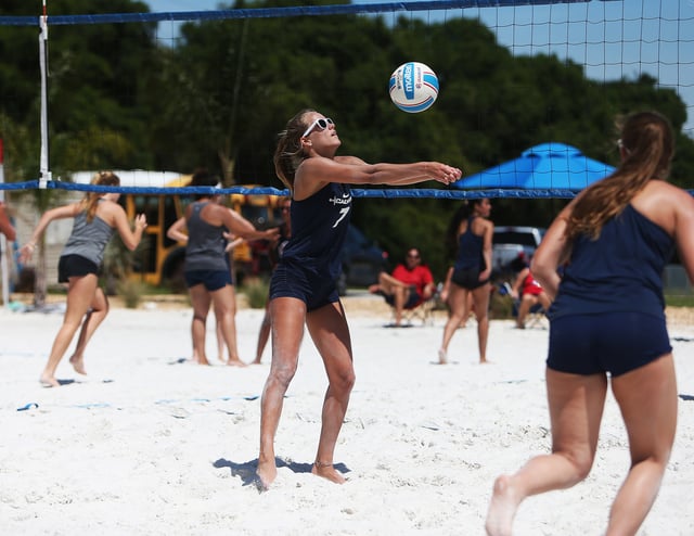 beach at bishop volleyball