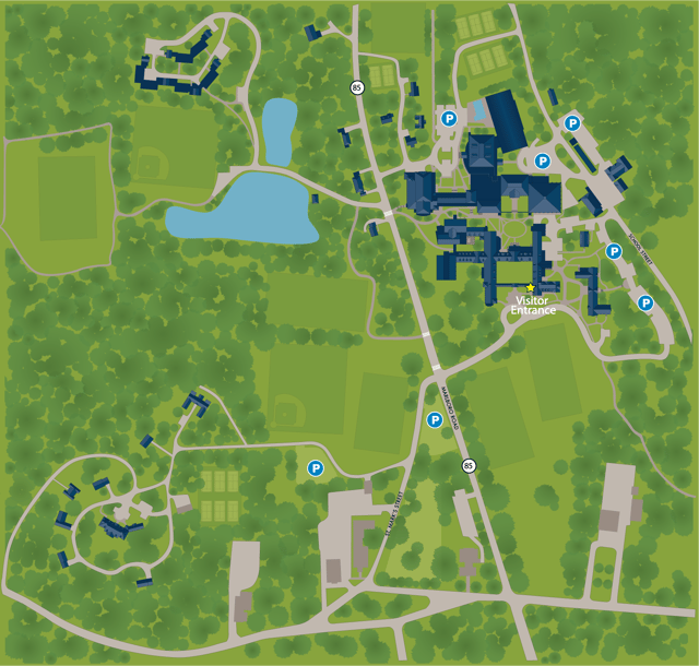 St. Mark's campus map