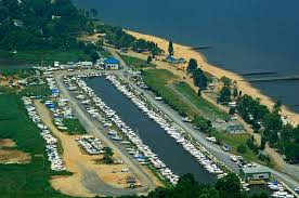 breezy point marina from above