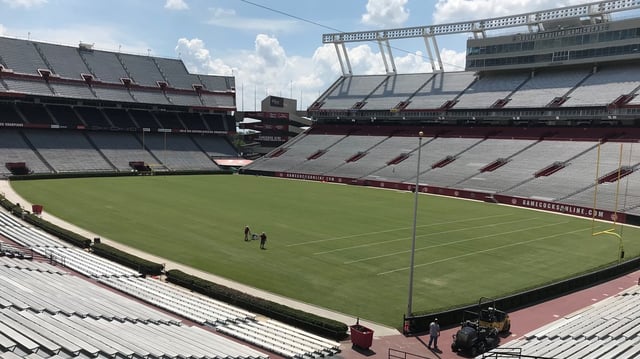 William brice stadium field side view