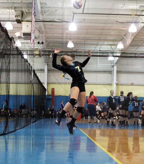 positively charged volleyball 2