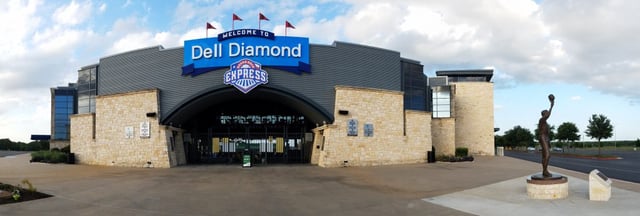 Dell diamond round rock outside view