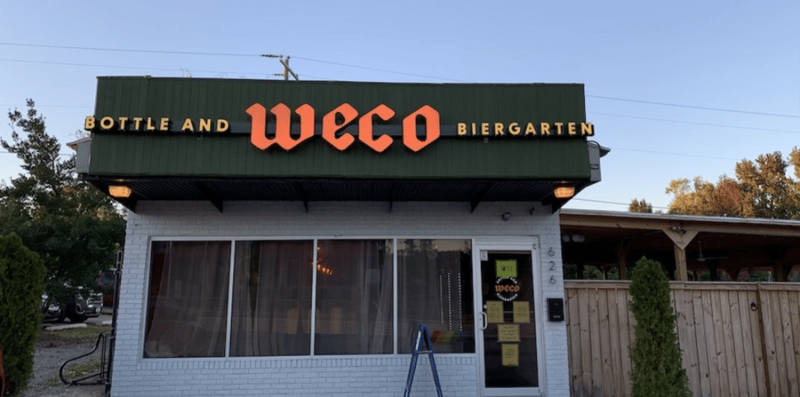 Weco Bottle and Biergarten