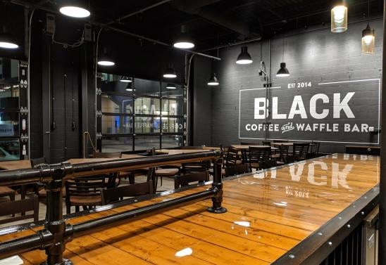 Black Coffee and Waffle Bar