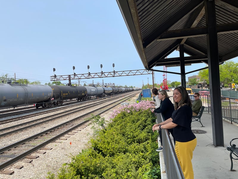 Homewood Railroad Viewing Platform