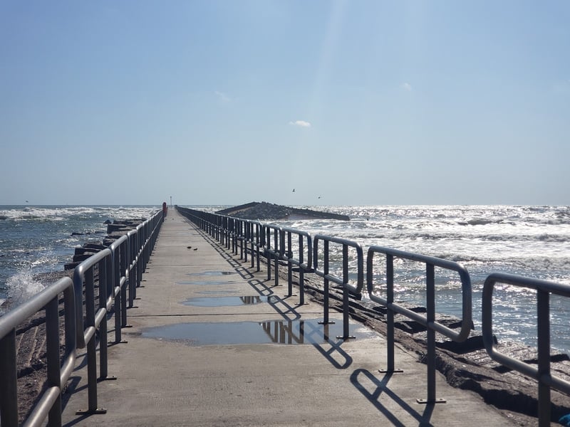 North Packery Channel Beach